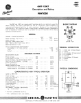 NOS Tube Specification Sheet