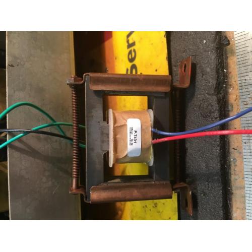 Customer image:<br/>"Replacement of an interstage transformer coil. "