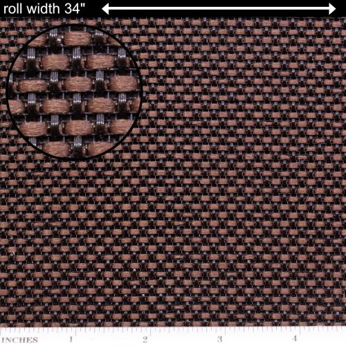 Grill Cloth - Brown Basket, 34" Wide image 1