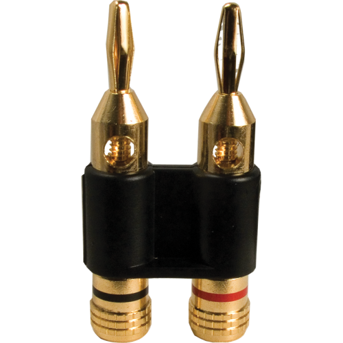 Banana Plug - Dual, Gold-Plated, Screw Type image 1