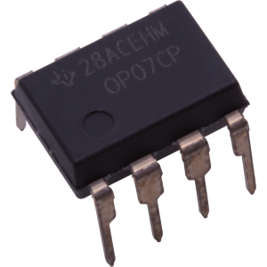 Op-Amp - OP07, Single, Precision, Low Offset, 8-Pin DIP