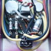 Customer image: "Carbon Comp resistors in a fuzz face turret board build"