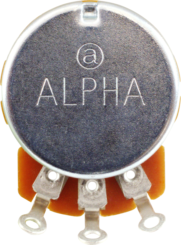 ALPS RK27 20KA Audio Taper Potentiometer Solid Shaft 